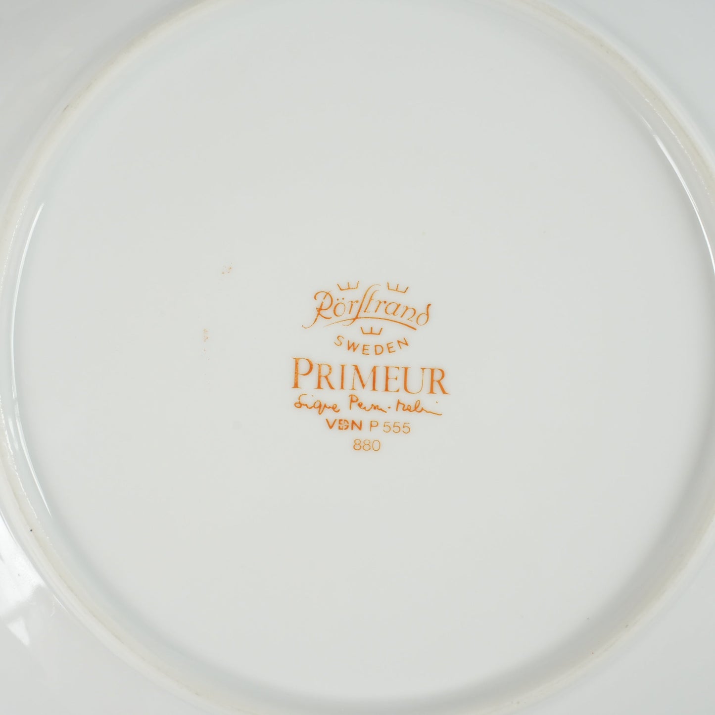 ロールストランド プリムール（Primeur）24.5cmプレート 細部の文様