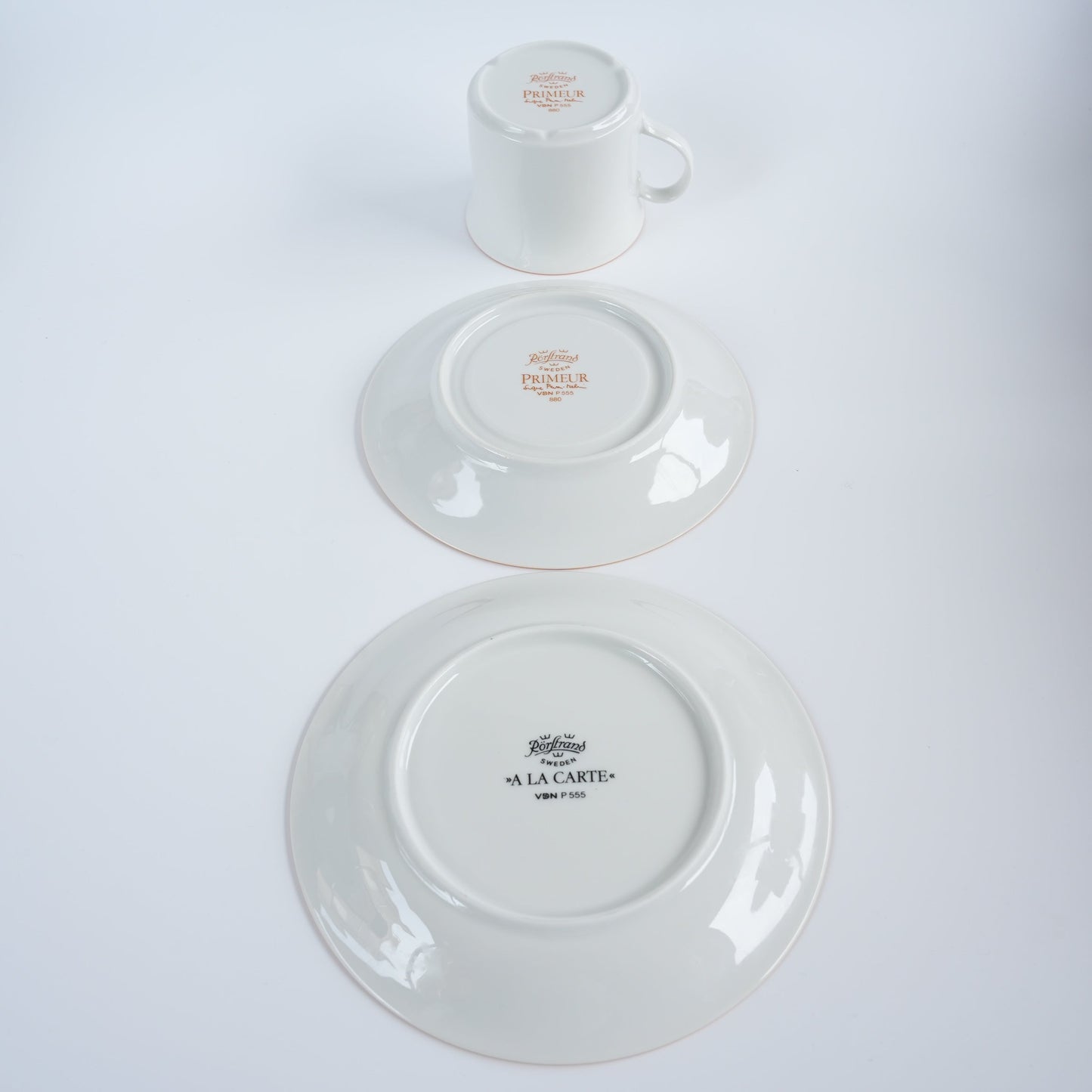 ロールストランド プリムール（Primeur）ティーカップ＆ソーサー＆ケーキ皿 トリオ 詳細10