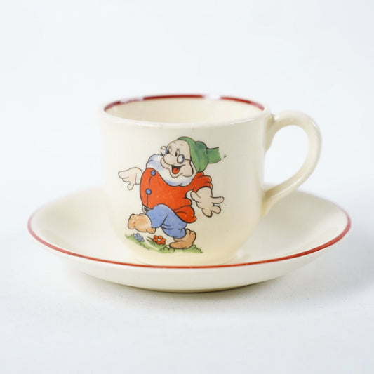 1940年代 白雪姫の小さなカップ&ソーサー ロールストランド（Rörstrand）製 - 全体像