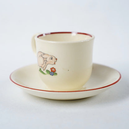 1940年代 白雪姫の小さなカップ&ソーサー ロールストランド（Rörstrand）製 - ディテール 2