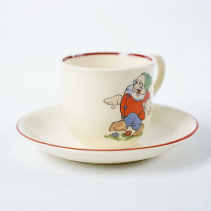 1940年代 白雪姫の小さなカップ&ソーサー ロールストランド（Rörstrand）製 - ディテール 3