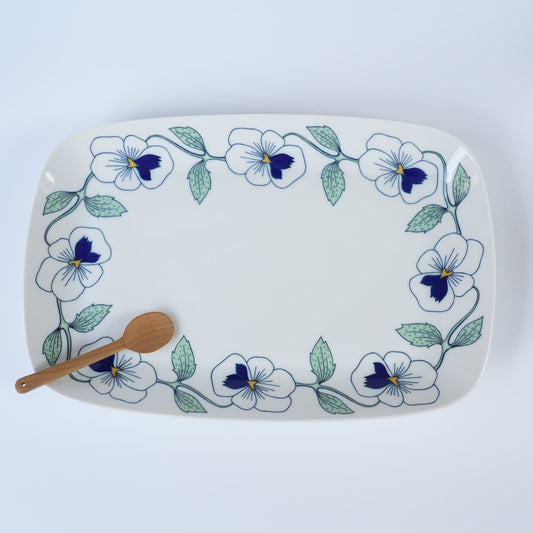 ロールストランド シルビア（Sylvia）特大サイズ スクエアプレート - Rörstrand - 北欧食器タックショミュッケ