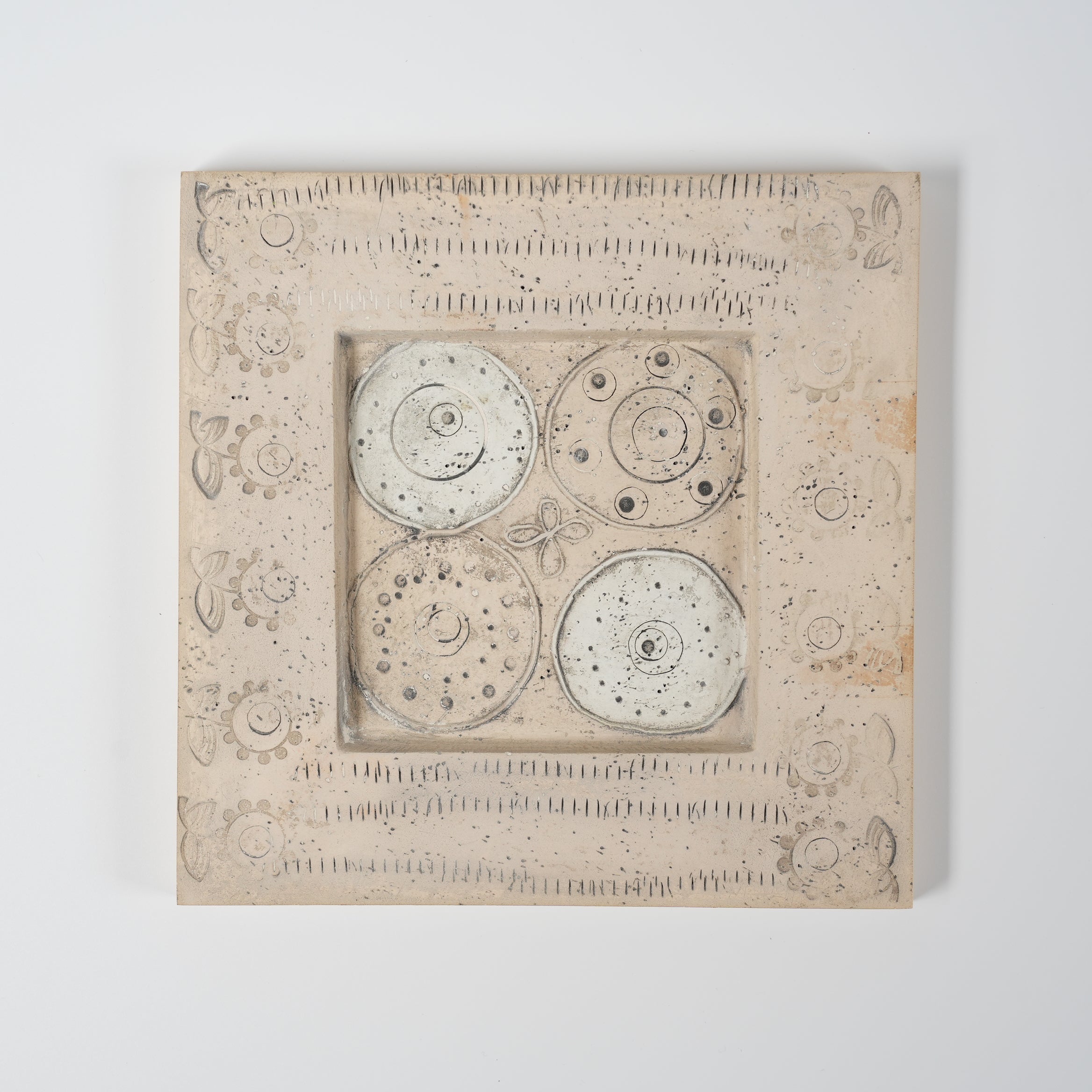 稀少品 ルート ブリュック tile composition, Arabia. ルート・ブリュック（Rut Bryk）中サイズ陶板 | 北欧食器タックショ