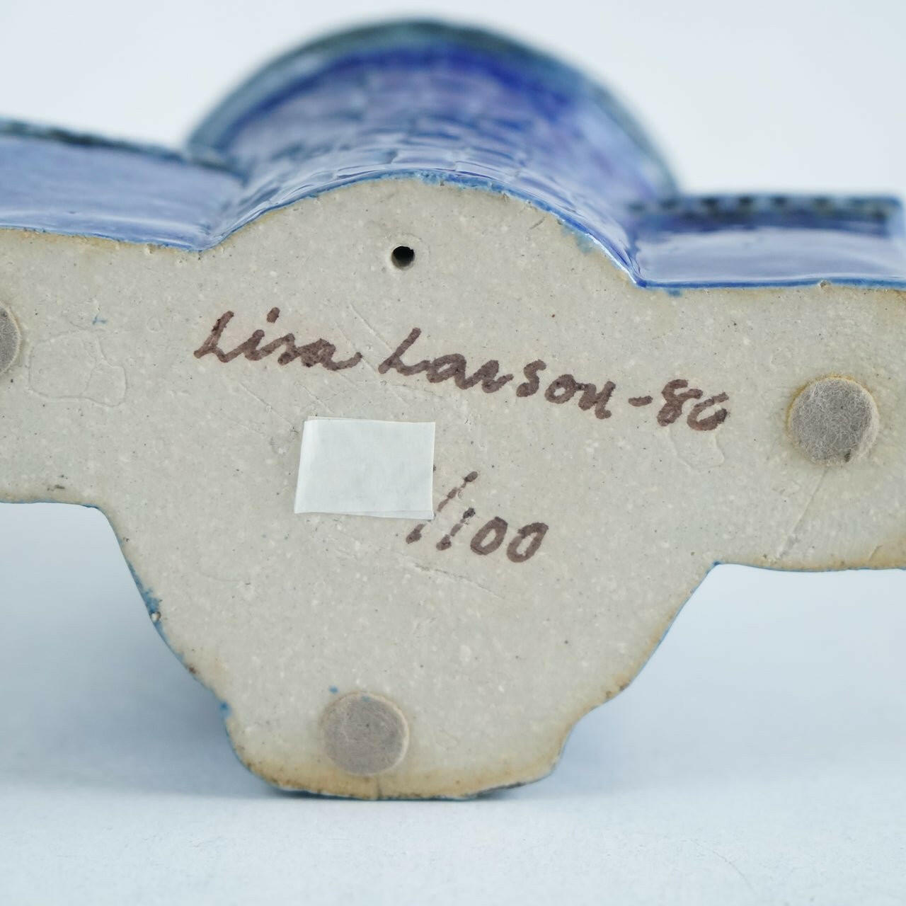 希少 100点限定 リサ・ラーソン BPAシリーズ 青い家のオブジェ - 北欧食器Tacksamycket