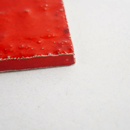 希少 リサ・ラーソン ユニークピース 真紅と円環の大陶板 陶板 Gustavsberg   