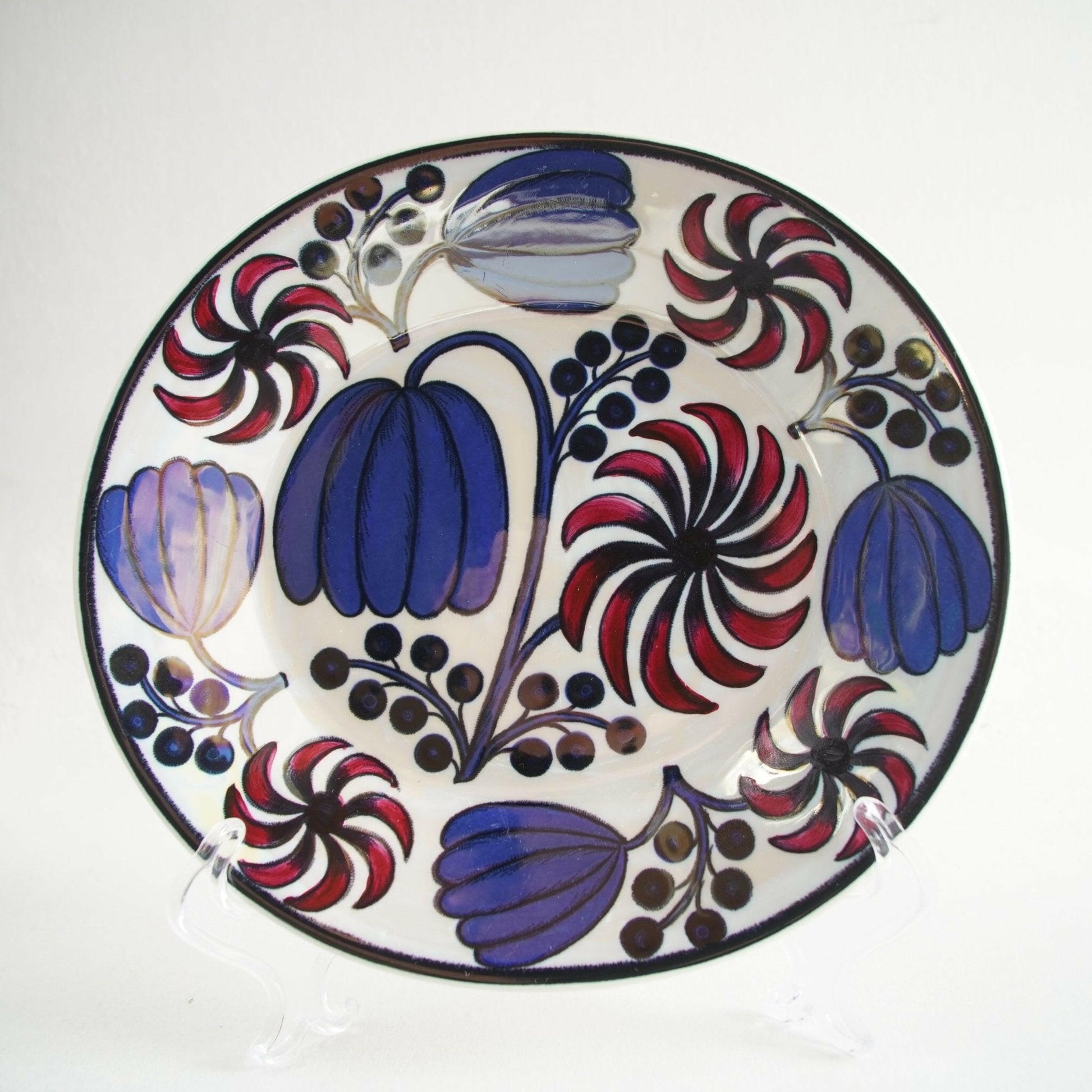 ARABIA ビルガー・カイピアイネン（Birger Kaipiainen）アートプレート 21cm 飾り皿 ARABIA   