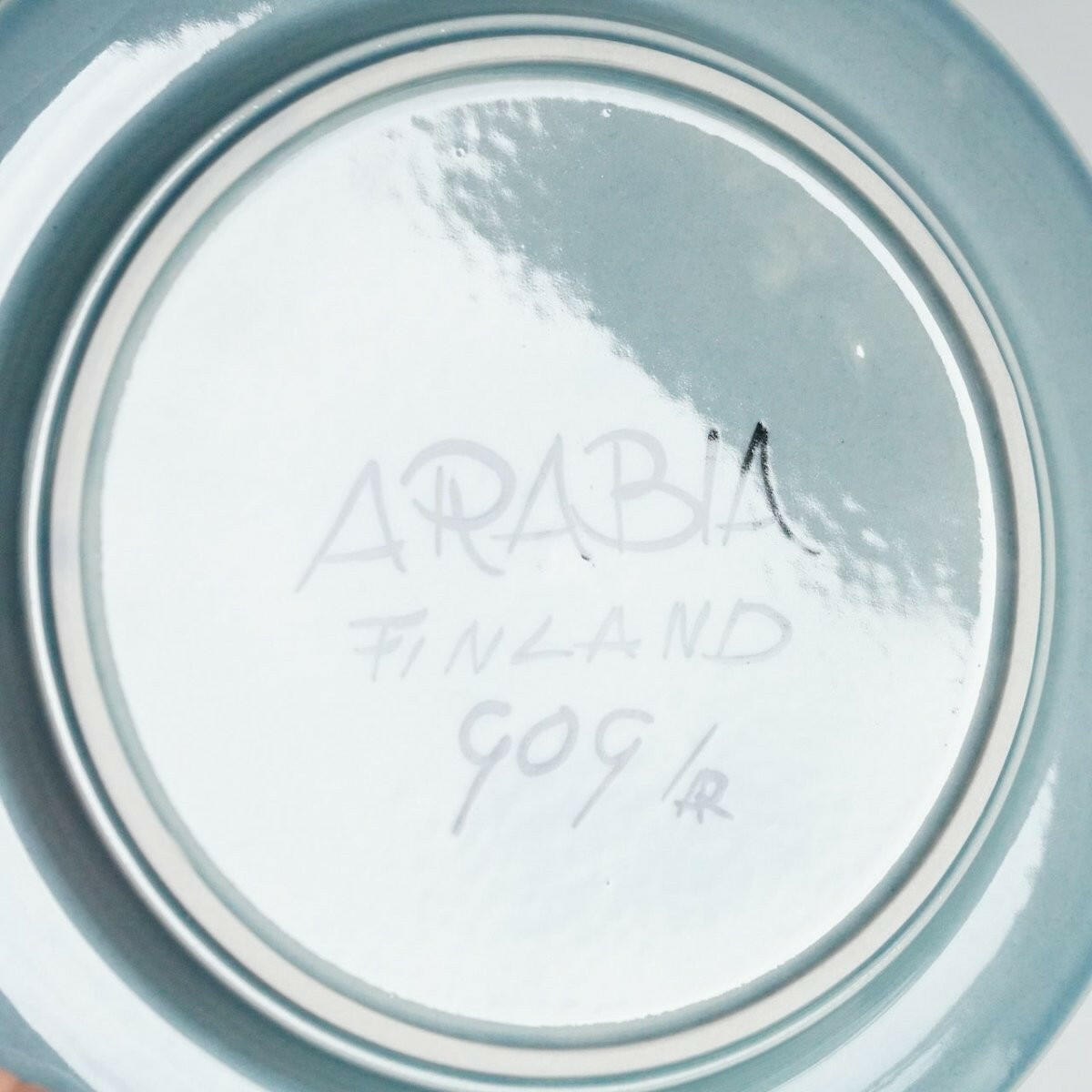 ARABIA フラクタス（Fructus）20cmプレート ブルー 皿 ARABIA   