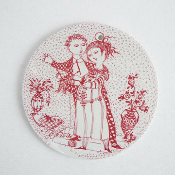 ビヨルンウインブラッド Bjorn Wiinblad　ニモール　飾り皿 Nymolle ニモール Bjorn Wiinblad ビョルン・ウィンブラッド