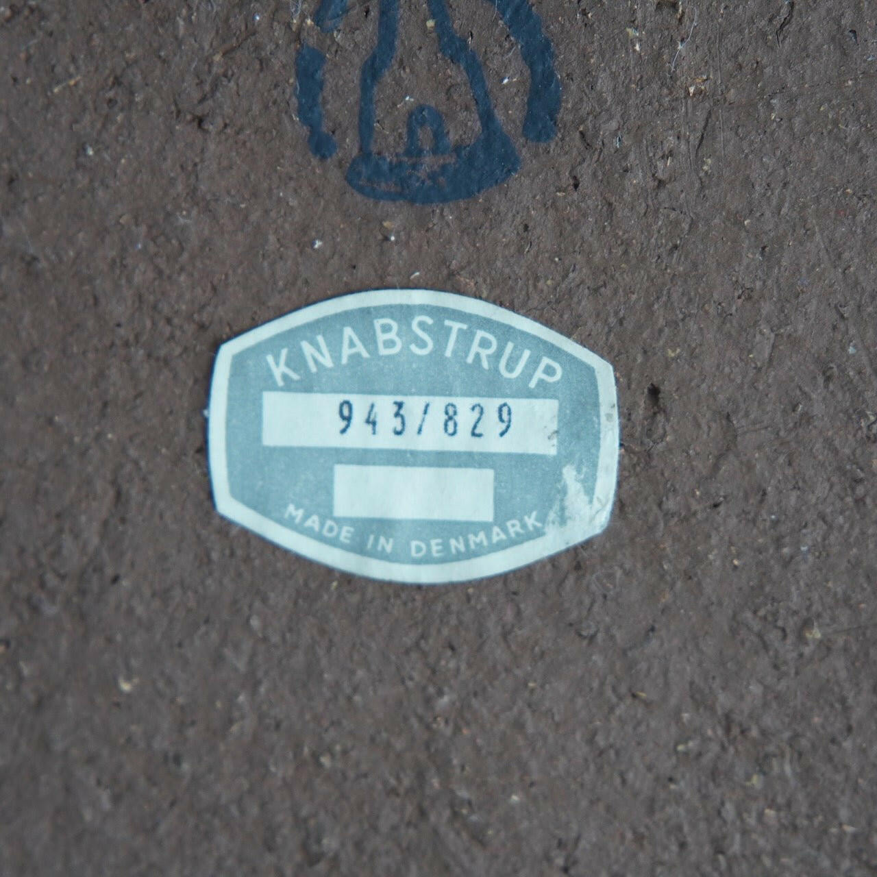 ナブストラップ ディートリンデ・へイン（D.Hein）二人の青い服の少女の陶板 デンマークヴィンテージ 陶板 Knabstrup   