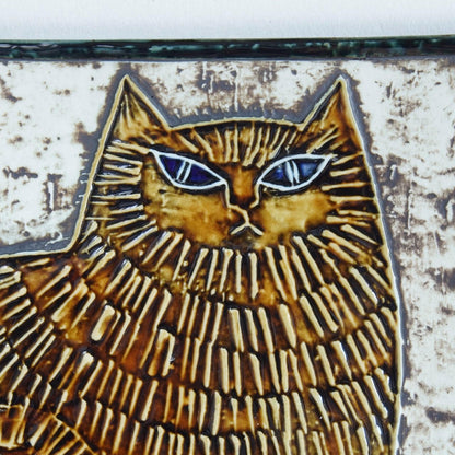 グスタフスベリ リサ・ラーソン 猫（Katt)の陶板 - 北欧食器Tacksamycket