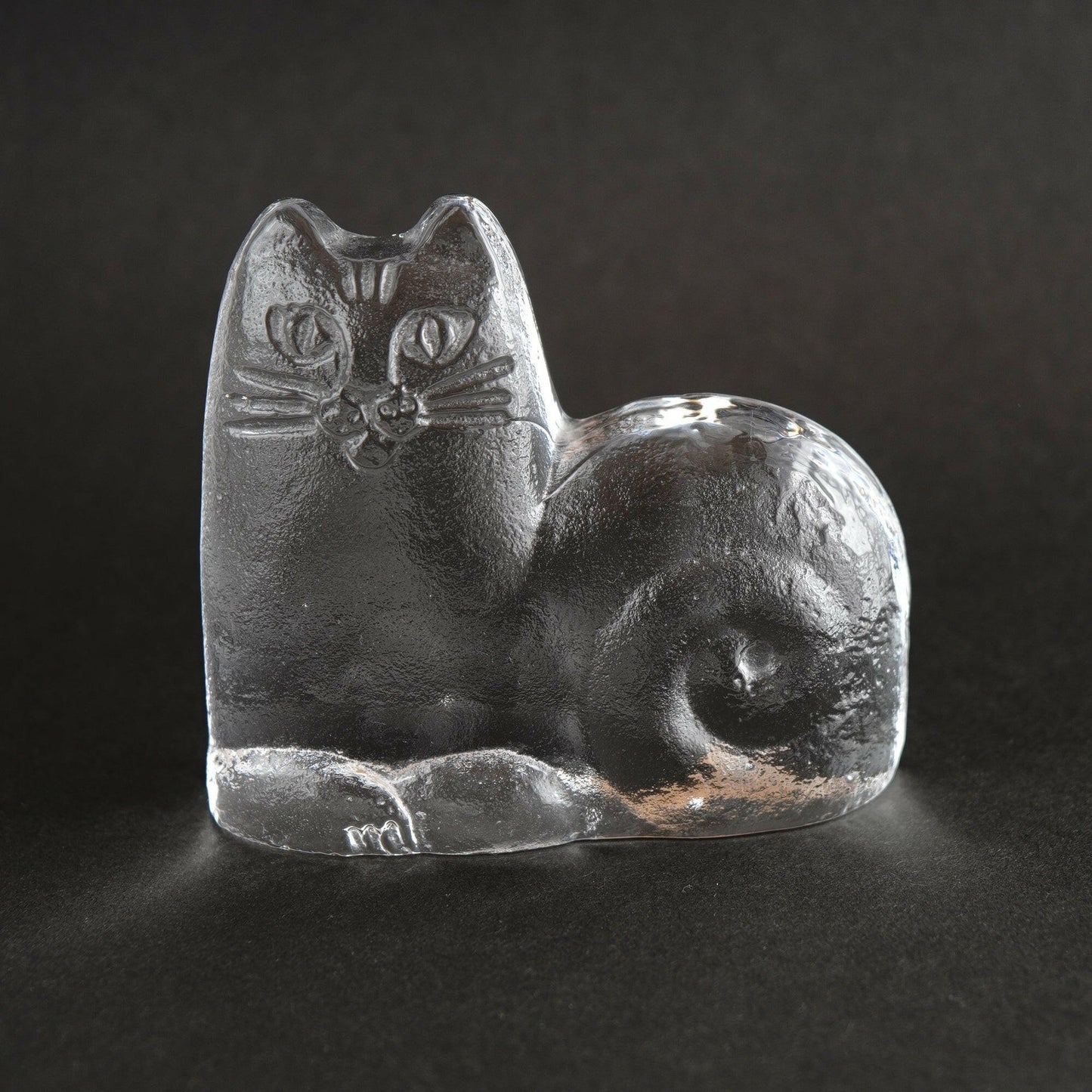 リサ・ラーソン（Lisa Larson）ローヤルクローナ（Royal Krona）ガラスの猫 - 北欧食器Tacksamycket