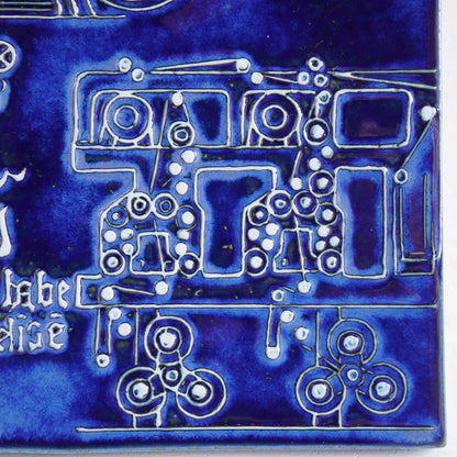 リサ・ラーソン グスタフスベリ タイポグラフィ組合 グーテンベルクの陶板 - 北欧食器Tacksamycket