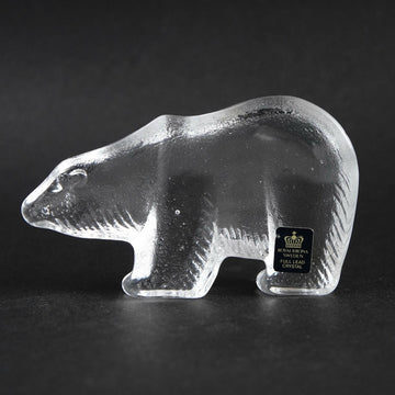 リサ・ラーソン ローヤルクローナ ガラスのしろくま - 北欧食器