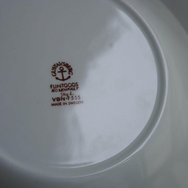 グスタフスベリ ローゼンフェルト（Rosenfalt）スープ皿 - 北欧食器Tacksamycket