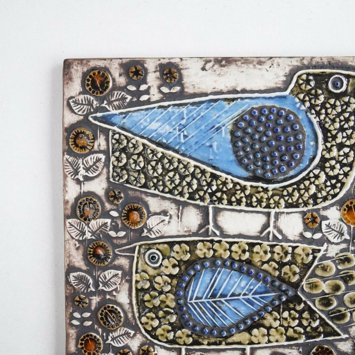 リサ・ラーソン UNIKシリーズ 鳥の陶板（Fåglar） - 北欧食器